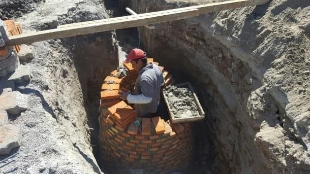 Obra de drenaje y pavimentación en Quecholac